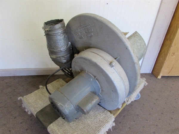 HEAVY DUTY CENTRIFUGAL BLOWER & MOTOR