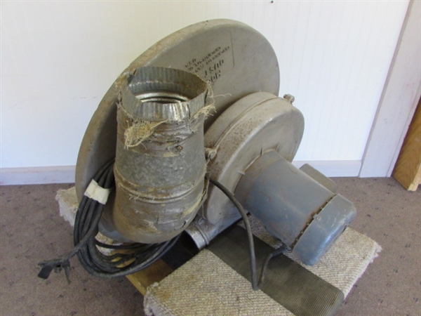 HEAVY DUTY CENTRIFUGAL BLOWER & MOTOR