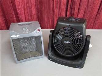 2 SMALL SPACE HEATERS