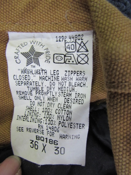 CARHARTT COVERALLS