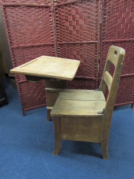 ANTIQUE LANGSLOW FOWLER MOULTHROP DESK