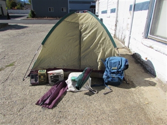 NICE TENT & OTHER CAMPING ITEMS