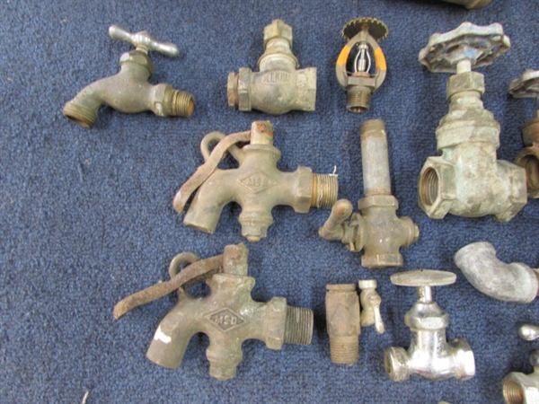 ALL SIZES OF WATER VALVES AND FITTINGS
