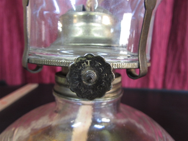 GLASS OIL LAMPS
