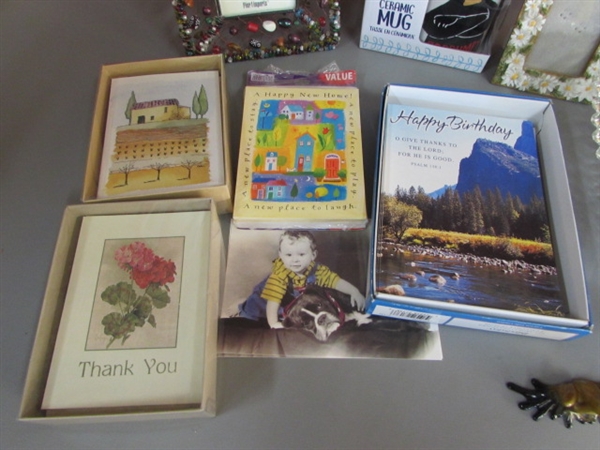 GREETING CARDS, FRAMES, AND HOME DECOR