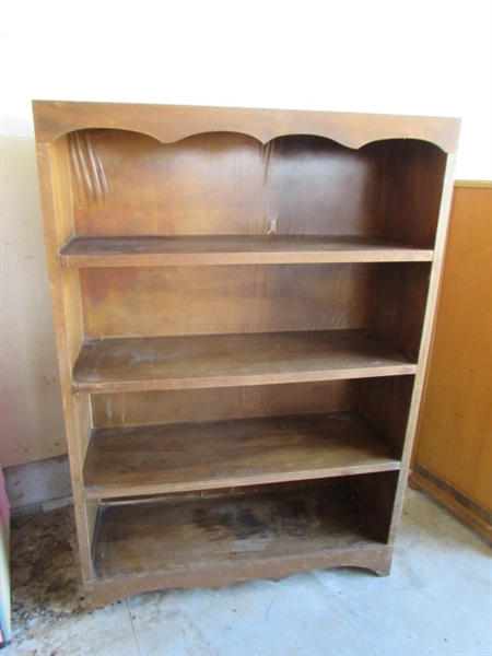 WOOD BOOK SHELF