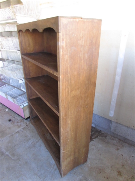 WOOD BOOK SHELF