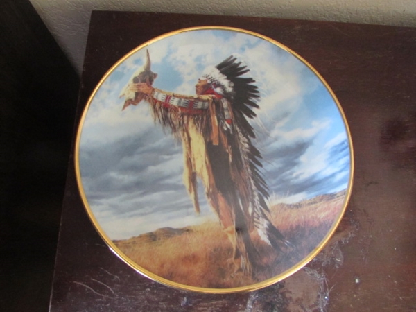 NATIVE AMERICAN COLLECTOR PLATES