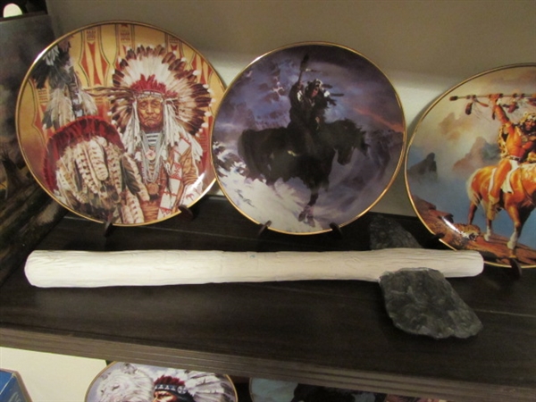 NATIVE AMERICAN COLLECTOR PLATES AND MORE