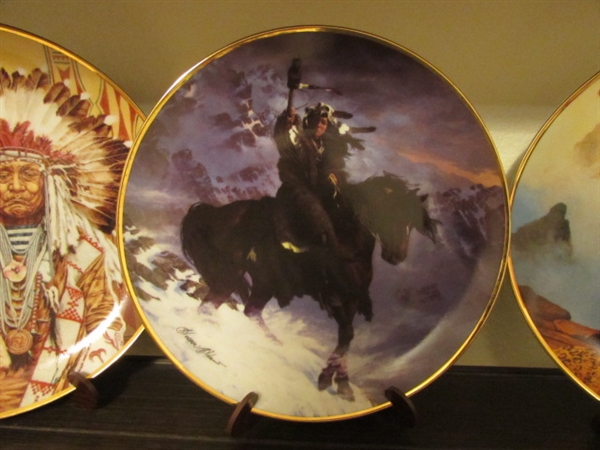 NATIVE AMERICAN COLLECTOR PLATES AND MORE