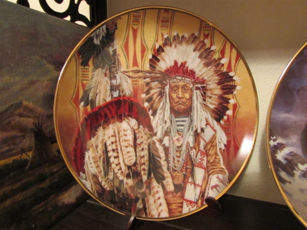 NATIVE AMERICAN COLLECTOR PLATES AND MORE