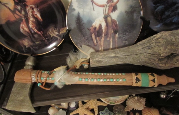 NATIVE AMERICAN COLLECTOR PLATES & DECOR