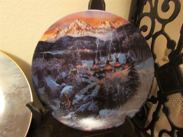 NATIVE AMERICAN COLLECTOR PLATES & DECOR