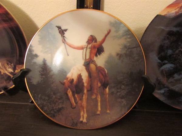 NATIVE AMERICAN COLLECTOR PLATES & DECOR