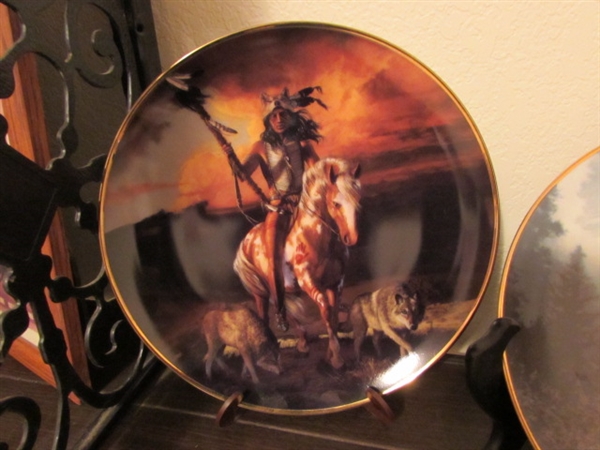 NATIVE AMERICAN COLLECTOR PLATES & DECOR