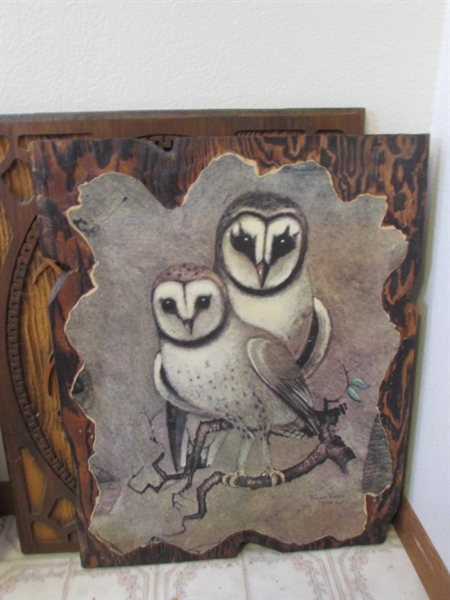 OWLS & BUTTERFLY WALL DECOR