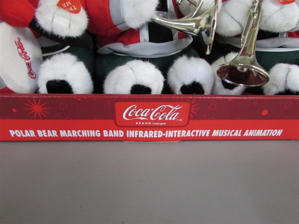 COCA-COLA POLAR BEAR MARCHING BAND & CHRISTMAS CARDS