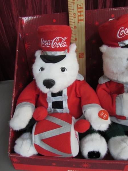 COCA-COLA POLAR BEAR MARCHING BAND & CHRISTMAS CARDS