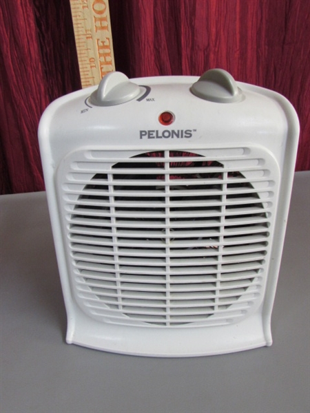 VINTAGE IRON & SMALL SPACE HEATER