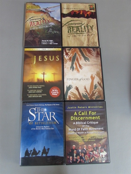 CHRISTIAN DVD'S