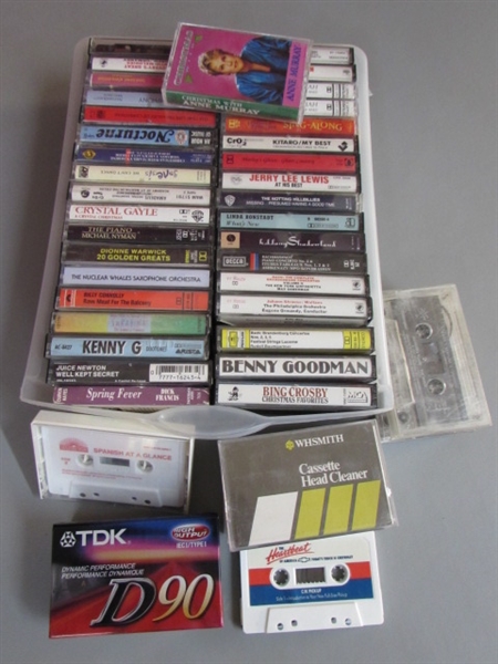 TIME FOR MUSIC & MOVIES! VHS/CASSETTES & CD'S