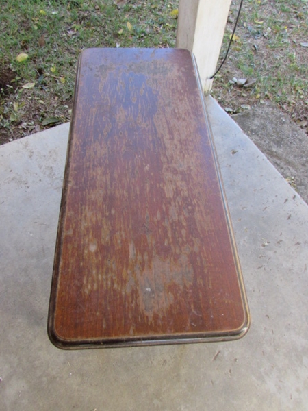 VINTAGE/ANTIQUE PIANO BENCH WITH STORAGE