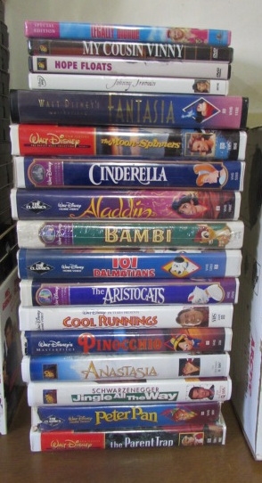 DISNEY & FAMILY VHS & DVDS