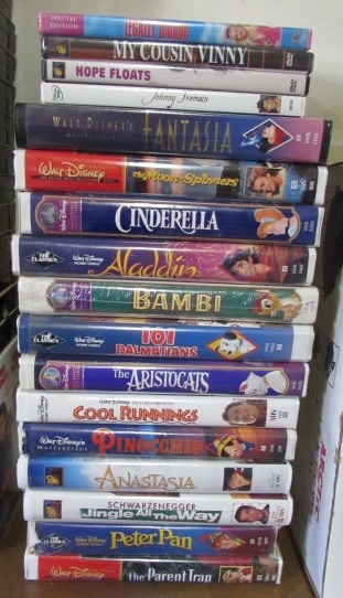 DISNEY & FAMILY VHS & DVDS