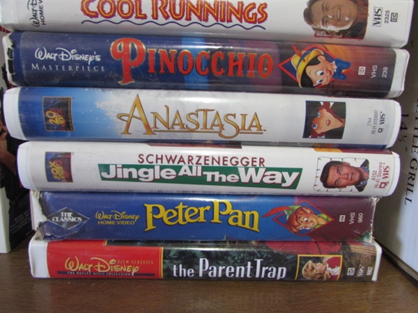 DISNEY & FAMILY VHS & DVDS