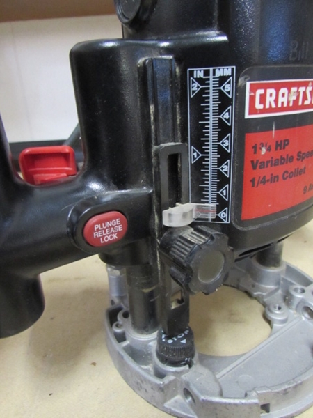 Lot Detail - NICE CRAFTSMAN ROUTER