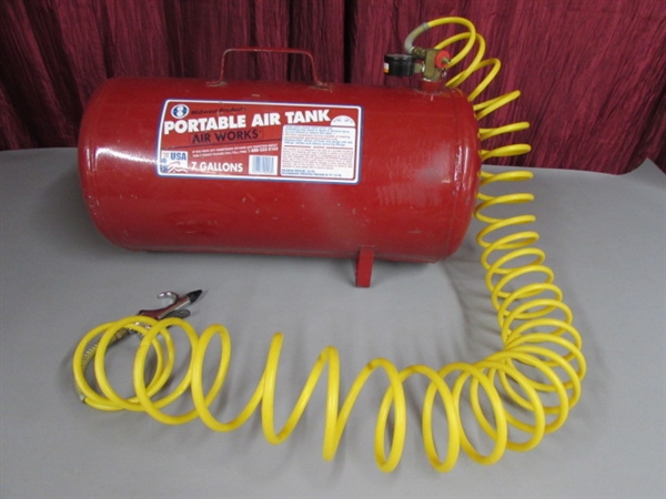 7 GALLON PORTABLE AIR TANK