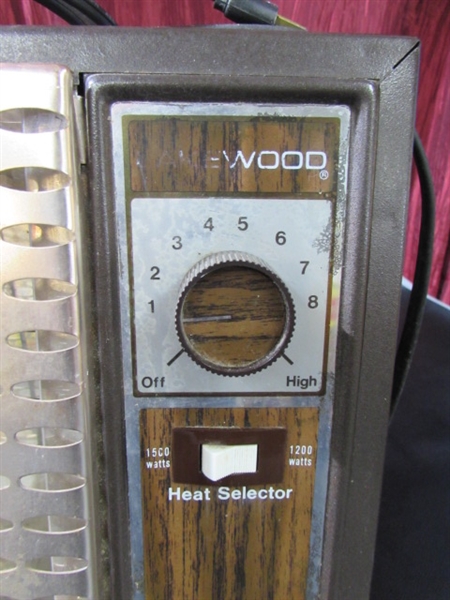 VINTAGE SPACE HEATER AND STOVE PIPE