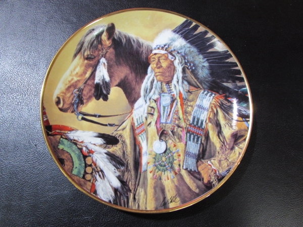 5 NATIVE AMERICAN COLLECTORS PLATES