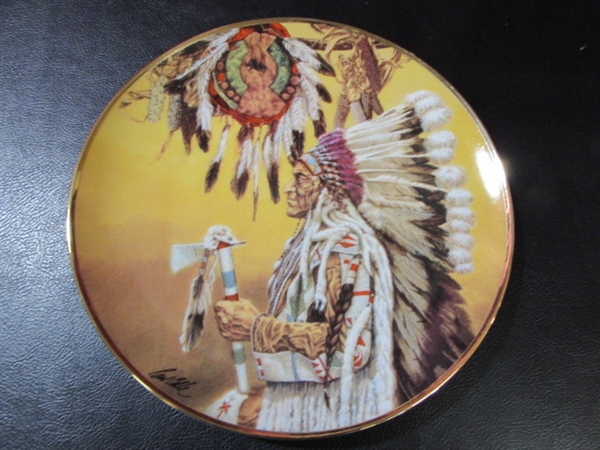 5 NATIVE AMERICAN COLLECTORS PLATES