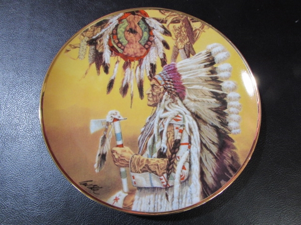 5 NATIVE AMERICAN COLLECTORS PLATES