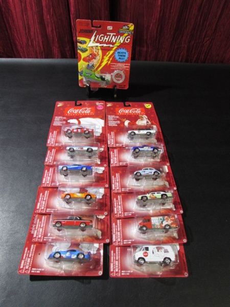 JOHNNY LIGHTNING COCA-COLA DIE CAST CARS