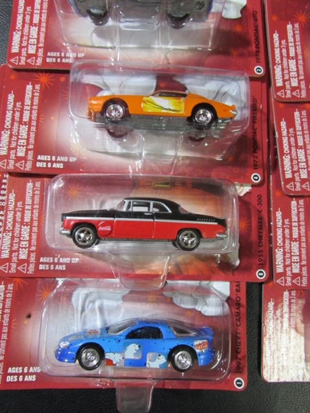 JOHNNY LIGHTNING COCA-COLA DIE CAST CARS