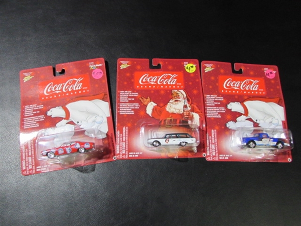 JOHNNY LIGHTNING COCA-COLA DIE CAST CARS