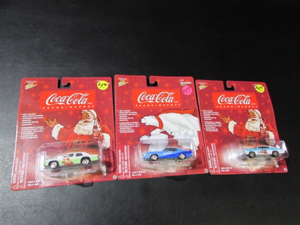 JOHNNY LIGHTNING COCA-COLA DIE CAST CARS