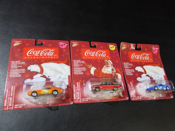 JOHNNY LIGHTNING COCA-COLA DIE CAST CARS