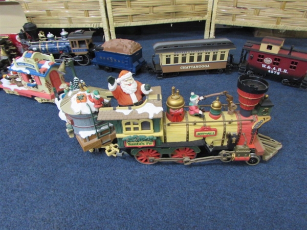 LARGE CHRISTMAS TRAIN SET - COMPLETE AND READY TO ASSEMBLE IN YOUR SPACE!