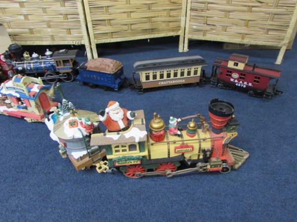 LARGE CHRISTMAS TRAIN SET - COMPLETE AND READY TO ASSEMBLE IN YOUR SPACE!