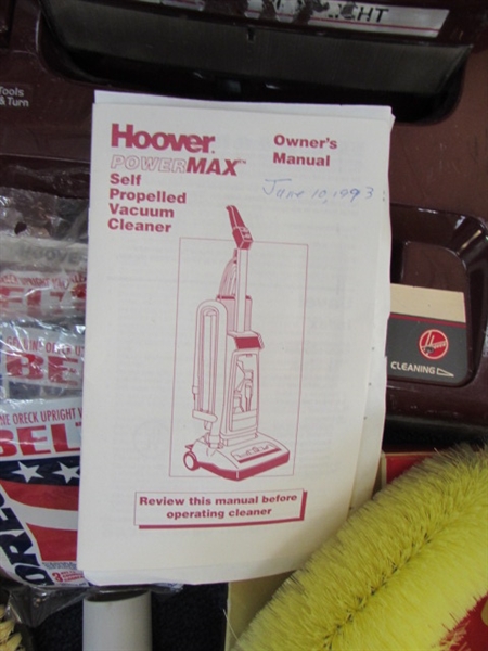 VACUUM CLEANER, FLOOR POLISHER, AND MORE