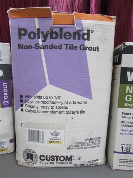 SANDED & NON-SANDED GROUT