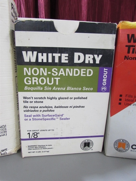 SANDED & NON-SANDED GROUT