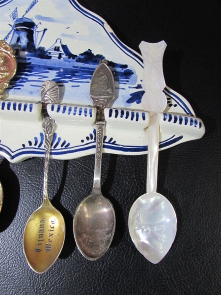 SOUVENIR SPOONS & DISPLAYS