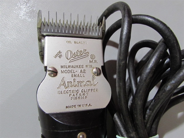 OSTER DOG CLIPPERS & REPLACEMENT BLADES