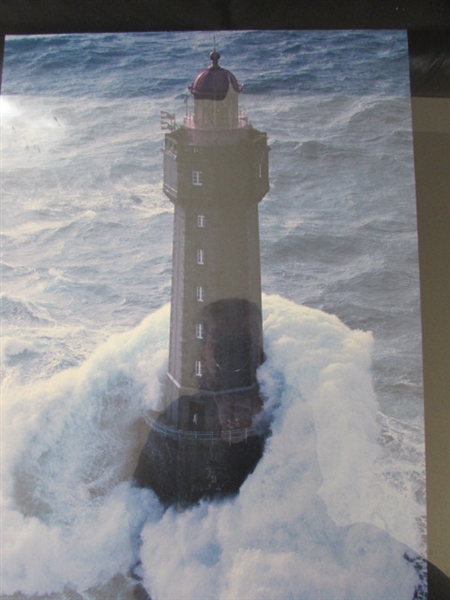 JEAN GUICHARD FRAMED LIGHTHOUSE PRINT & DECOR