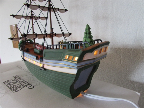 DEPT 56 THE EMILY LOUISE SHIP WITH ORIGINAL BOX