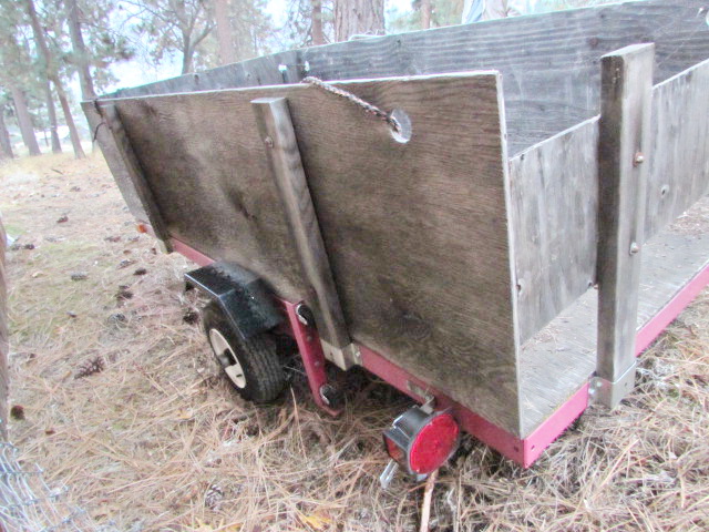 Lot Detail - 4X8 UTILITY KIT TRAILER W/PLYWOOD SIDES